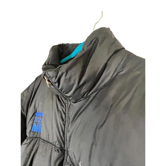 Nike Duck Down Puffer Jacket 2XL Black Bubble Coat Streetwear Quilted Neutral - Picture 7 of 13